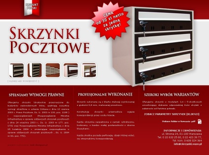 Skrzynki pocztowe